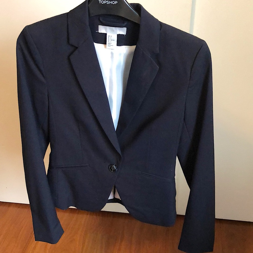 H&M Navy Blue Blazer